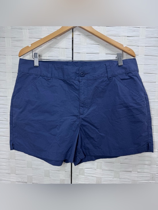Columbia Pants - Columbia Blue Everyday Casual Chino‎ Shorts Button/Zipper Closure Size 14 *Flaw*